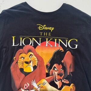 Lion King Black Tee XL